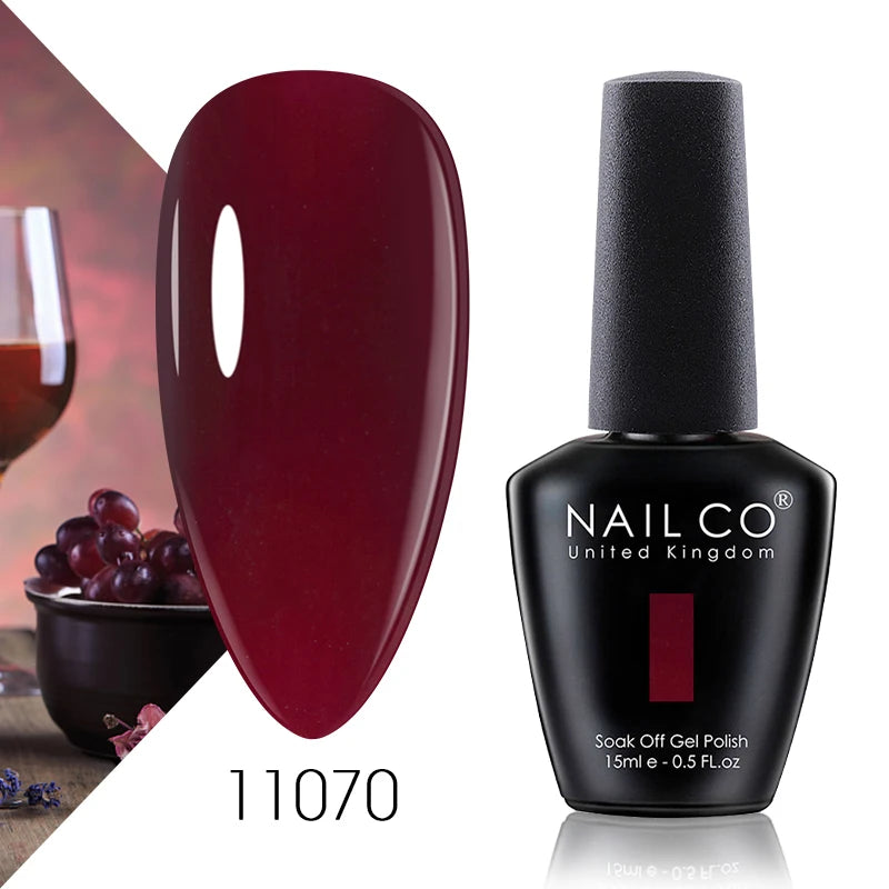 NAILCO 15ml Hema Free TPO Free Top Coat And Base Coat Art Design Gel Nail Polish Top Base Coat UV LED Soak Off Gel Nail Varnish