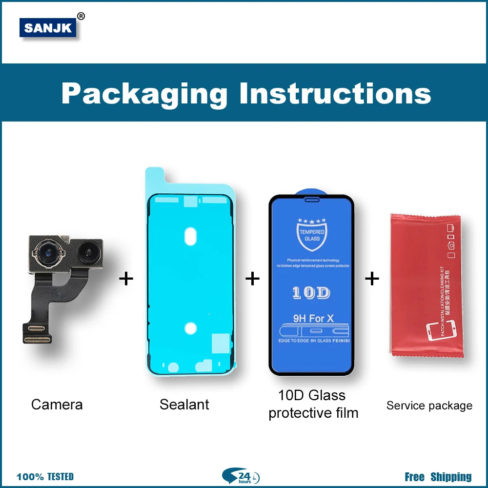 Rear Camera For iPhone 12 Back Camera Rear Main Lens Flex Cable Camera