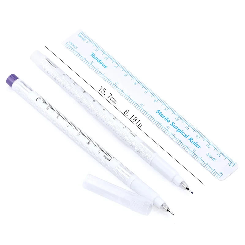 5/3/1pcs Skin Marker Pen Sterile Eyelash Extension Tool Fixed Point Marker Pen Skin Positioning Marker Tattoo Lashes Accessories
