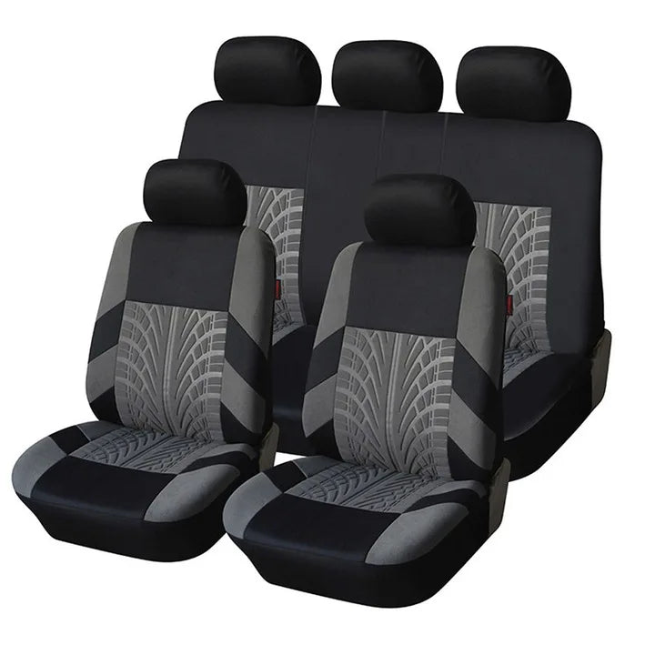 Customized Polyester Four Seasons Universal Full Set Car Seat Covers
