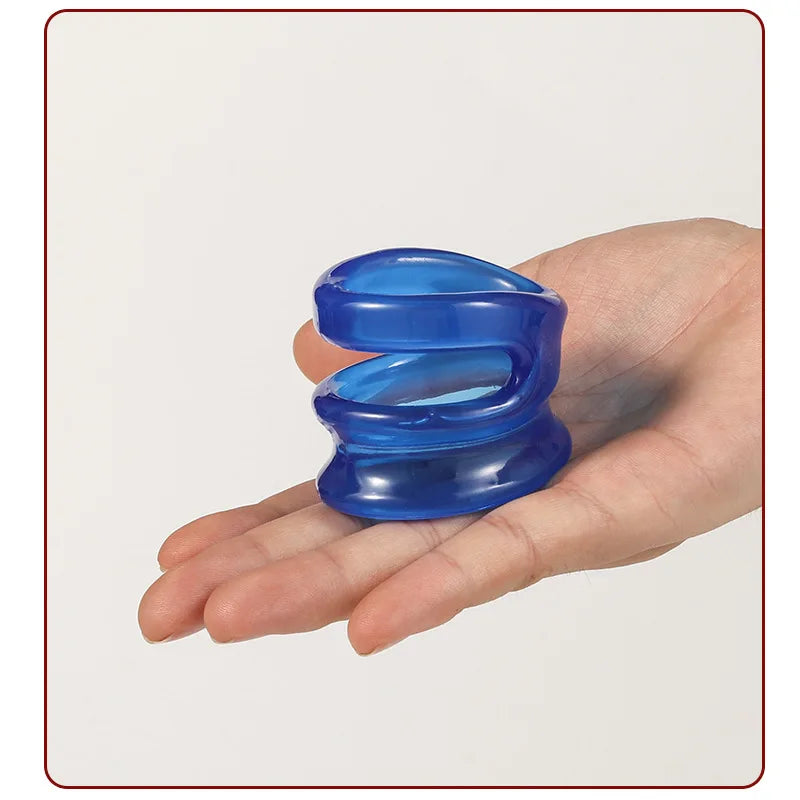 Sperm Locking Ring Scrotal Restraint Ring Sexual Pleasure Semen Locking Delay Penis Ring Adult Sex Toys For Men Gay lasting Ring