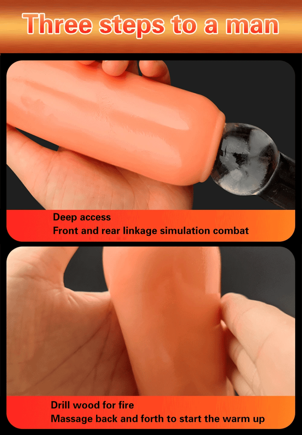 Male Masturbator Cup Sex Toy for Men Soft TPE Cock Training Sex Shop Glans Trainer Penis Sleeve Delay Exercise Adult Products