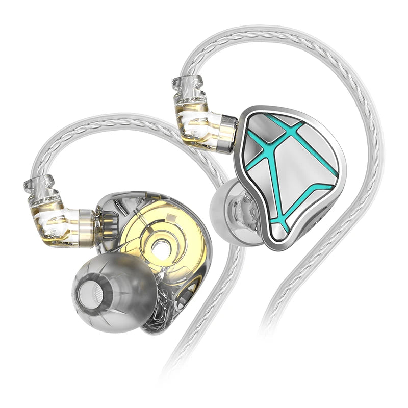 KZ ESX Metal Wired Earphone Noise Cancelling Headset Sport Earbuds In Ear Monitor HiFi Best Headphone With Microphone Gaming
