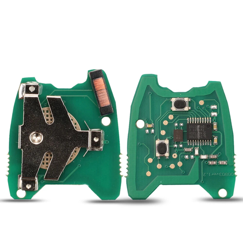 jingyuqin Remote Car Key For Citroen C1 C2 C3 C4 For Peugeot 106 206 306 307 107 For Toyota Aygo 2Buttons 433Mhz 4D70/ ID46 Chip
