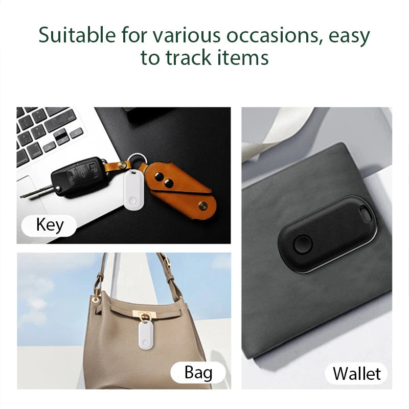 Smart Bluetooth GPS Tracker Work with Apple Find My APP ITag Anti Lost Reminder Device MFI Rated Locator Car Key Pet Kids Finder