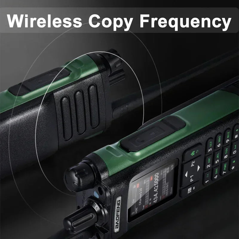 Baofeng UV 32 Walkie Talkie 10W GPS Bluetooth Programming Wireless Copy Frequency Multi Band USB-C FM AM Ham Radio Updated UV25M