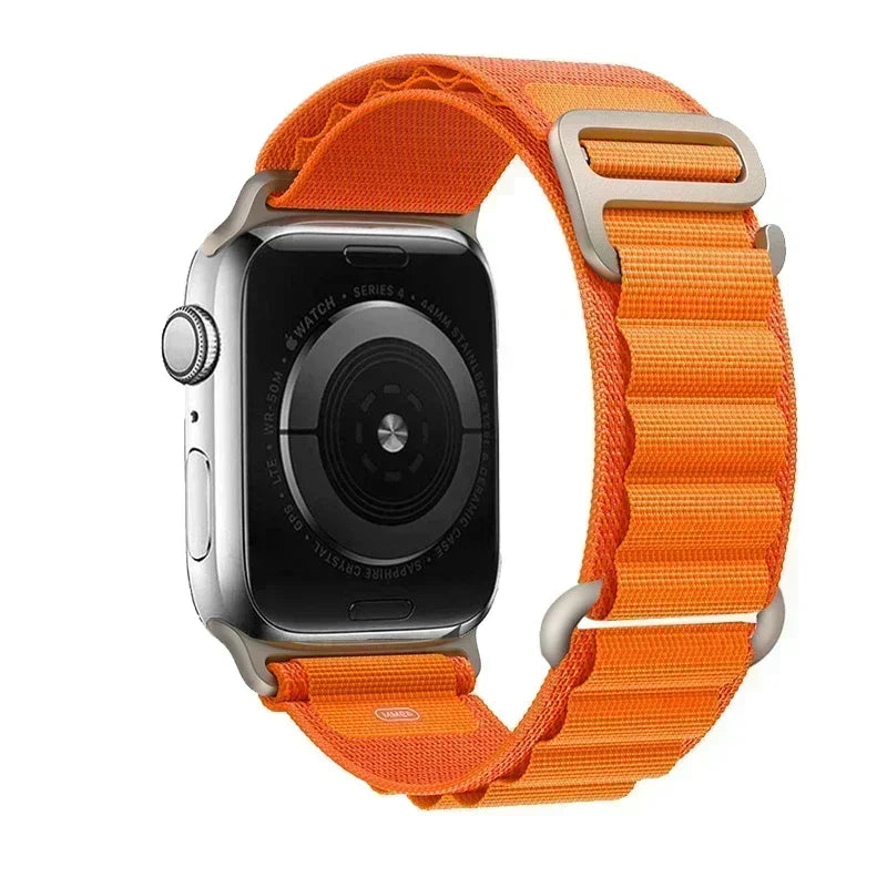 Alpine Loop Nylon Band For Apple Watch Strap 49mm 45mm 41mm 44mm 40mm 42mm 38mm Metal G-Hook Bracelet iWatch Ultra 34 5 SE 6 7 8