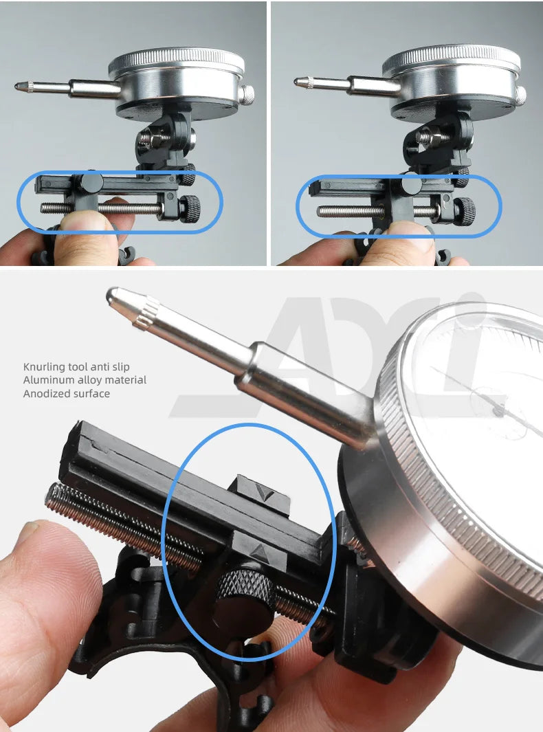 Bicycle Portable Installation Dial Indicator Mini Wheel Adjustment Tool Triple Tuning Applicable Wheel Set MTB Bike Rims Tools