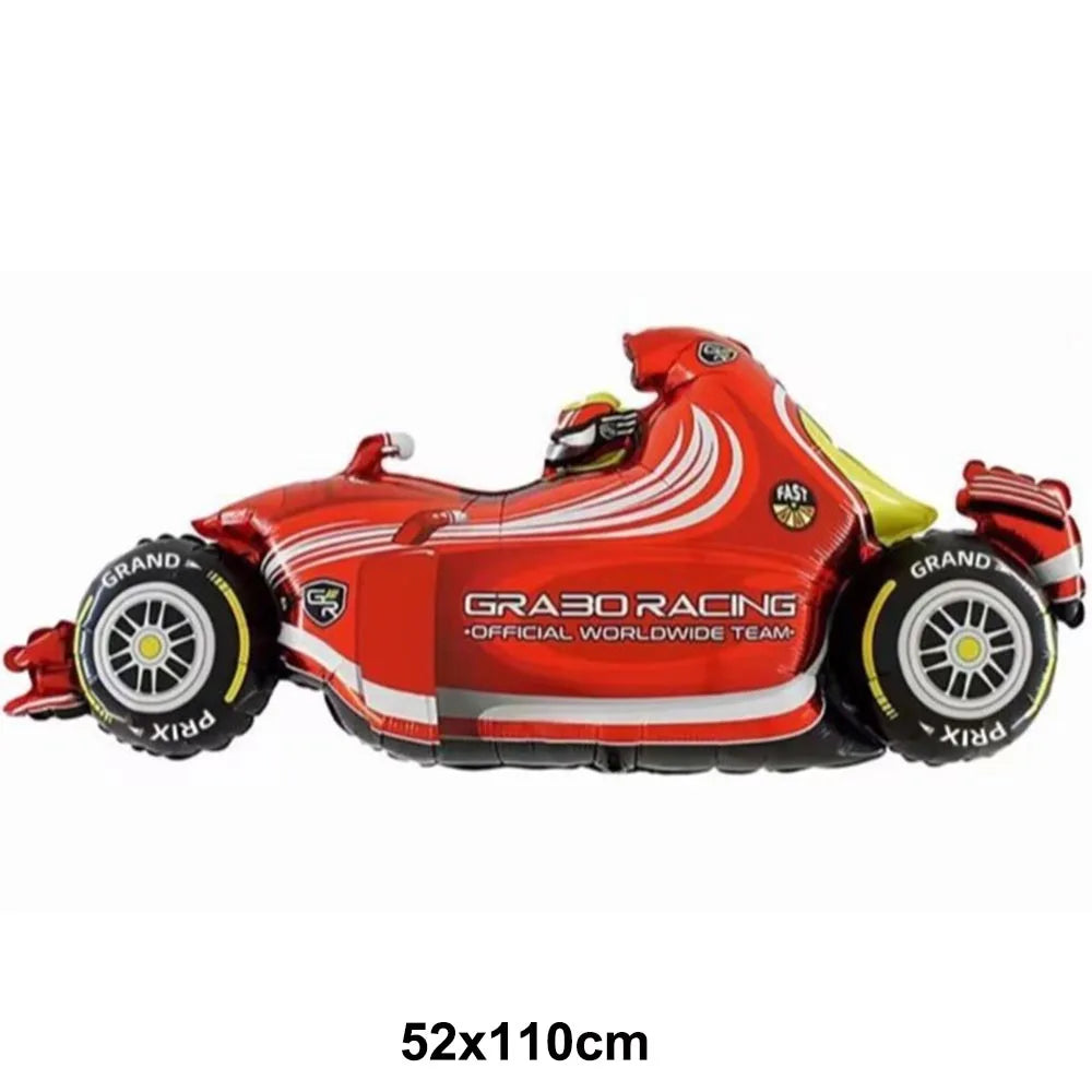 Traffic Cones and Racing Checkered Flags Black White Flags Kids Racing Theme Decorations for Race Car Birthday Party Supplies