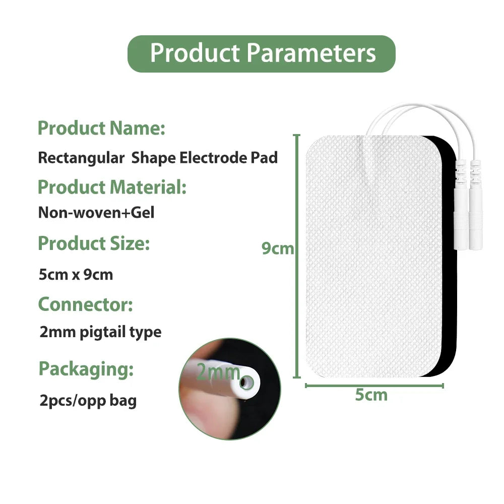 10/20/50PCS Tens Electrode Pads Gel For Acupuncture Physiotherapy Massager Patches Slimming Pulse EMS Muscle Stimulator Sticker