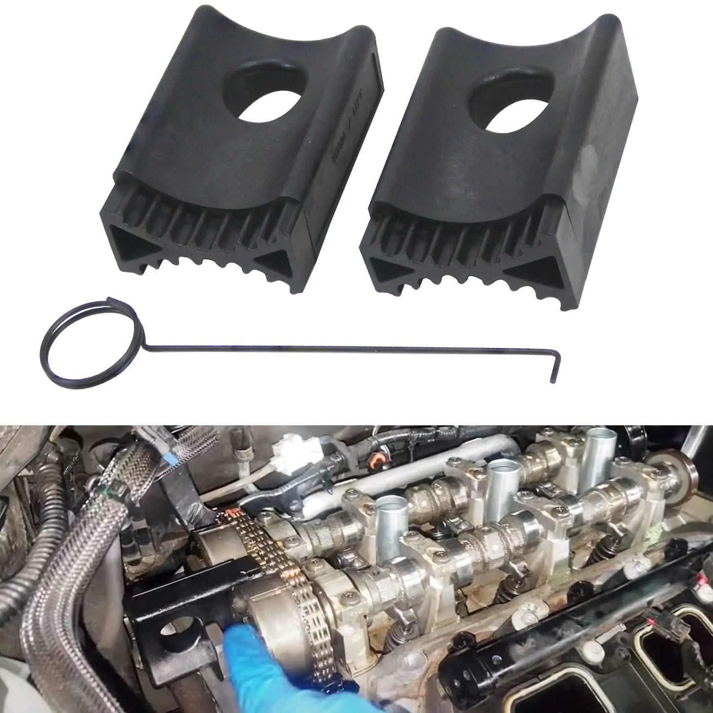 Camshaft Phaser Timing Chain Lock Tool Kit, Replace 10200A, 10202A, 10369A Compatible with Vw Chrysler Jeep Dodge Grand Cherokee