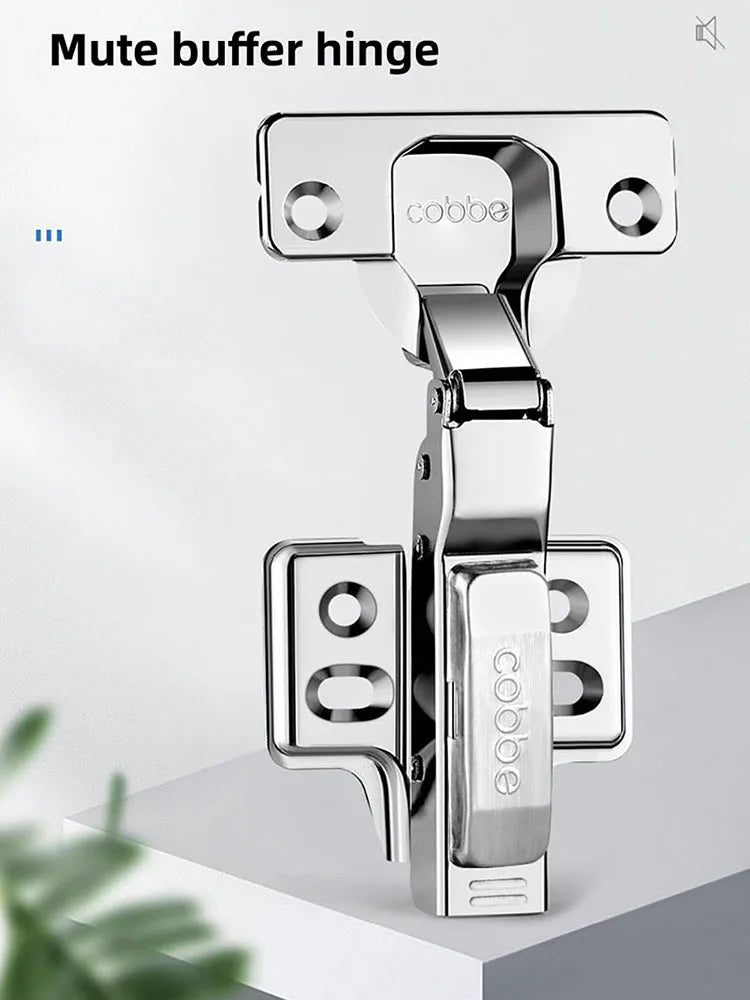 1pc Furniture Cabinet Hinge Cold Roll Steel Door Hydraulic Hinges Damper Buffer Soft Close For Kitchen Furniture Hardware