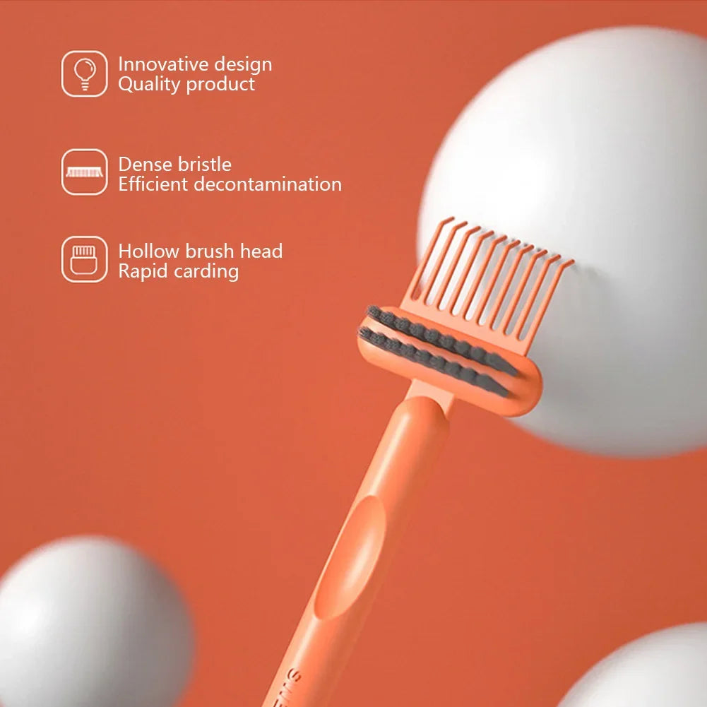 2In1 Hairbrush Comb Cleaning Brush Cleaner Rake Comb Embedded Tool Mini Hair Dirt Remover for Removing Hair Dust Home Salon Use