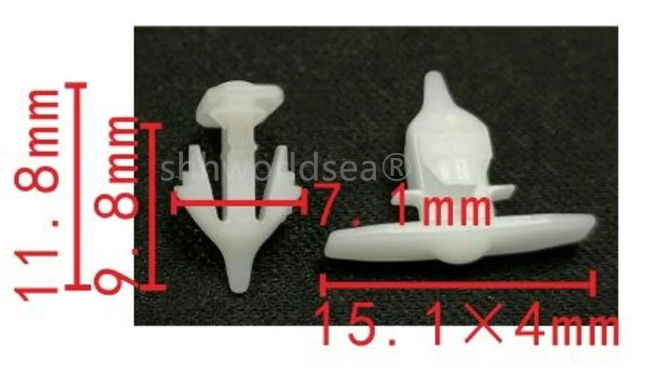 shhworldsea auto clip Front door sealing strip buckle for vw 7H0837485