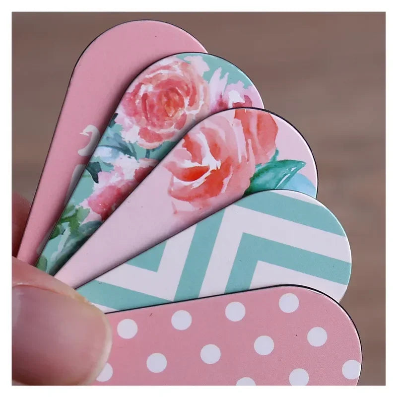 5pcs Kawaii Cute Cartoon Animal Paradise Magnetic Bookmarks Books Marker of Page School Office Supplies Korean Stationery