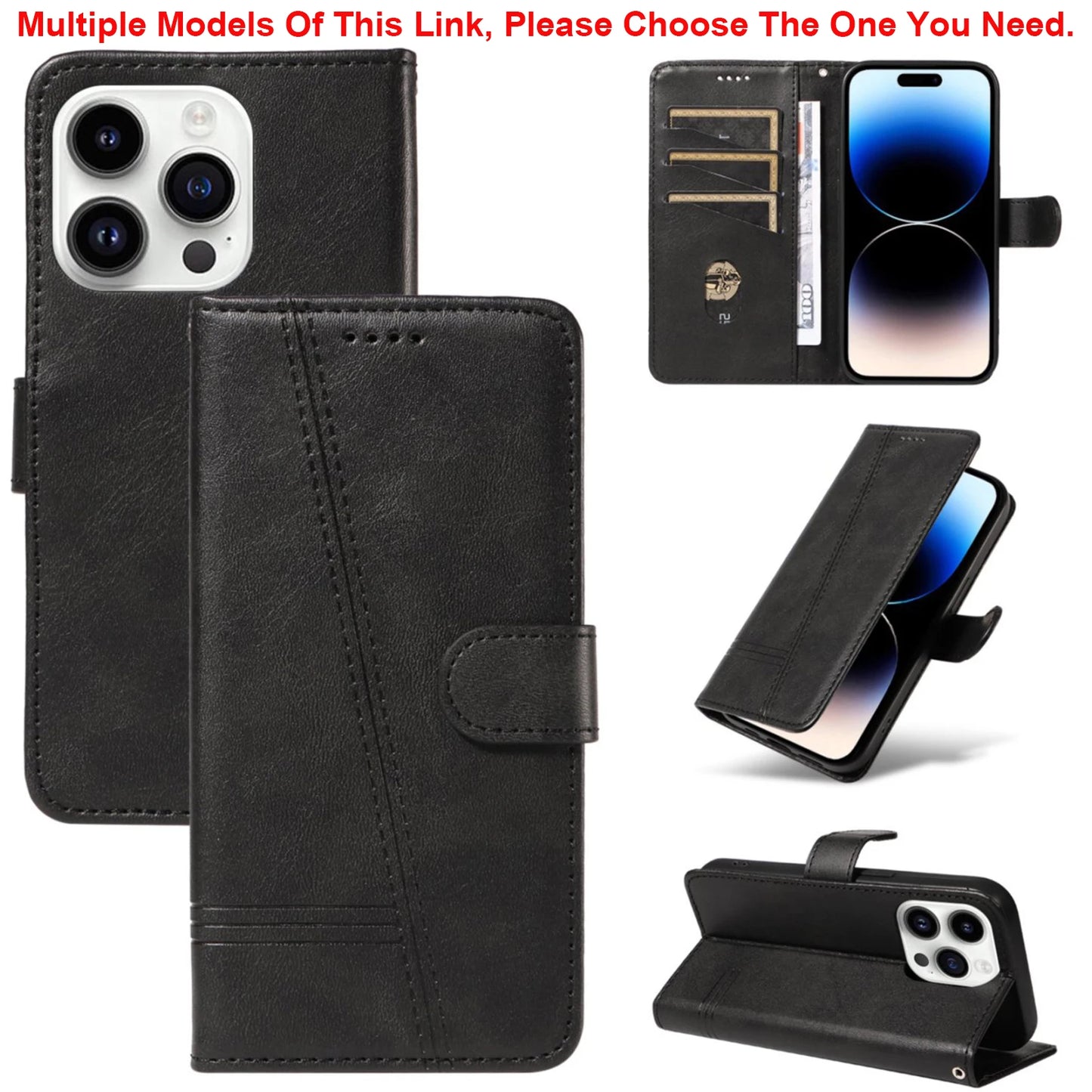 Wallet Magnetic Flip Leather Case For Huawei Mate 60 Pro Plus 20 10 Lite P70  P30 P20 P10 P9 P8 Nova Y90 Y70 3 12 SE 4G P Smart