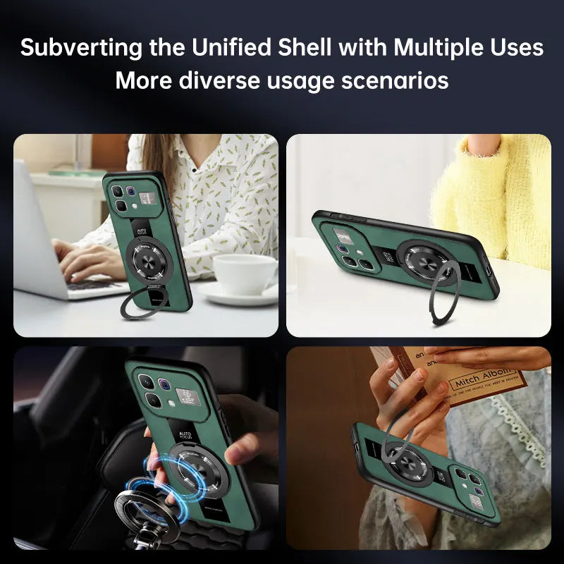 For Infinix Note 60pro Luxury Magnetic Capa de celular leather Case 360-degree rotating stand Cover Shockproof Bumper Funda