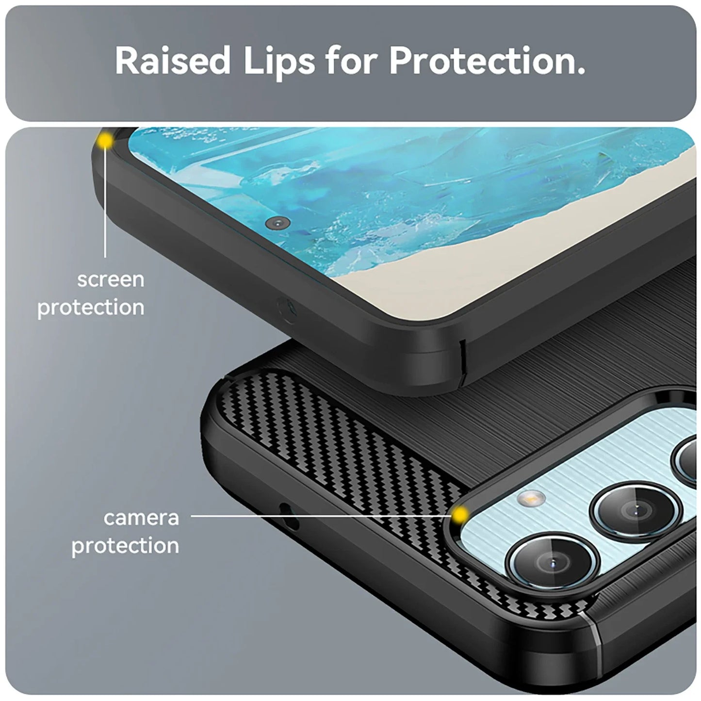 Shock Resistant Protective Phone Case For Samsung Galaxy M44 5G M12 M14 M54 M34 M05 M14 M15 Prime M55S M35 Soft cases covers