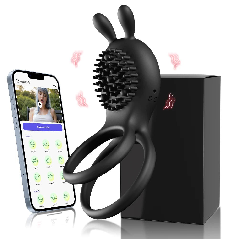 Rose Penis Cock Ring Vibrator Powerful Penis Sleeve Sucking Stimulator G-spot Female Nipple Clitoral Massager Sex Toy for Couple