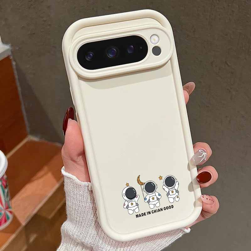 Cartoon Print Case For Google Pixel 10 8 Pro 9A 8A 10 9 Pro XL 7A Shockproof Soft Silicone Phone Protector Cover For Pixel 7 Pro