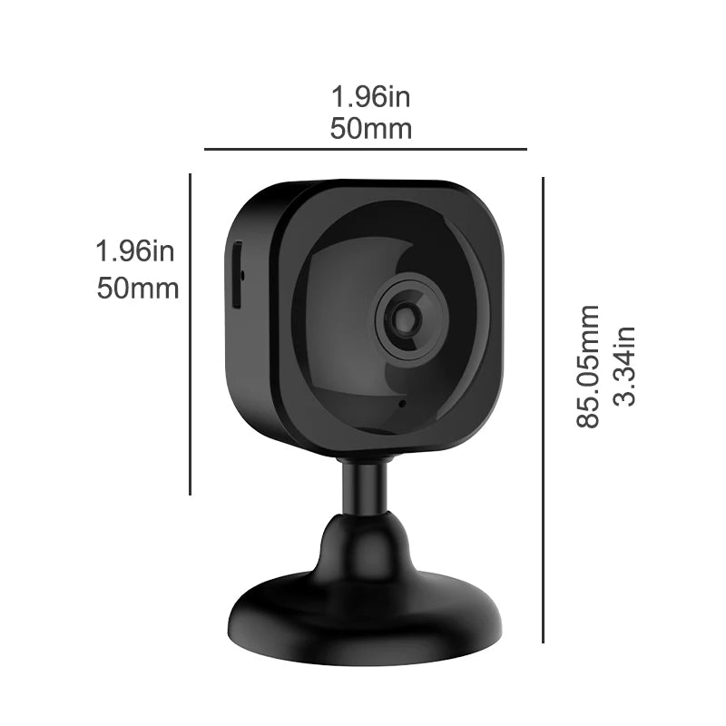 2MP1080P WiFi Home Indoor Baby Camera Monitor, 5V USB Power Supply, No TF Card, Two-Way Audio, Infrared Night Vision, Alarm Push