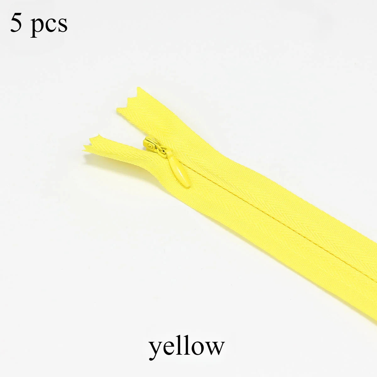 5 pcs 18cm-60cm Invisible zippers - various colors, suitable for premium hidden zipper dresses, pants, shirts, pockets, etc