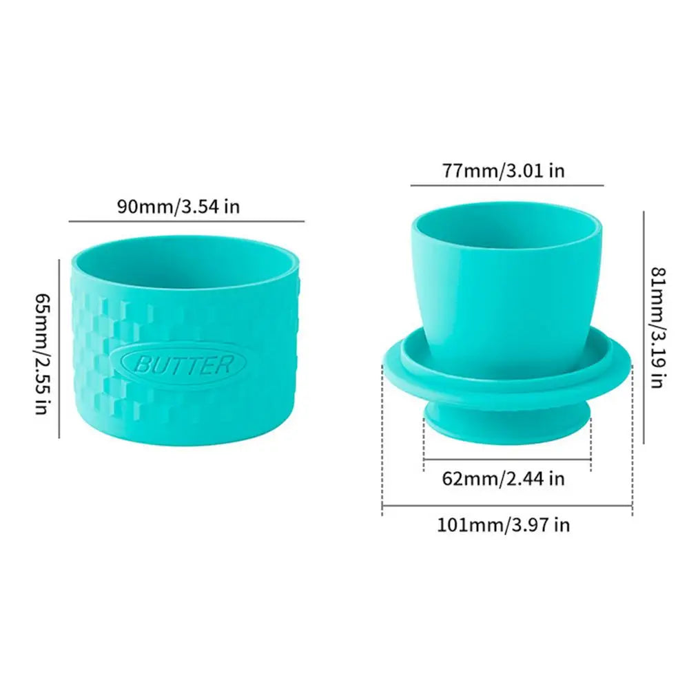 French Butter Crock For Counter With Lid Spreadable Butter Silicone Bell Style Butter Jar Butter Dish Butter Keeper Holder Jar