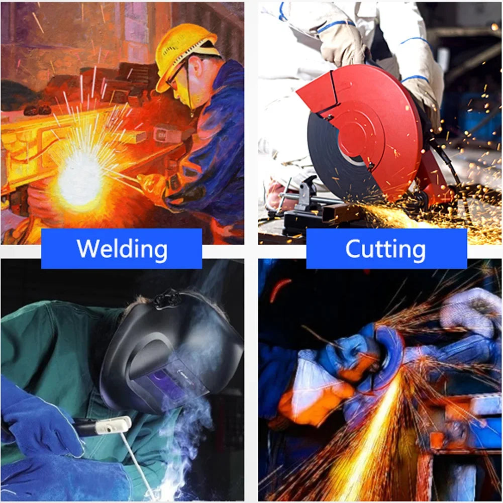 Cowhide Split Leather Work Gloves Welding Hunting Driving Farm Garden Security Protection Heavy Duty Truck Driving Gloves