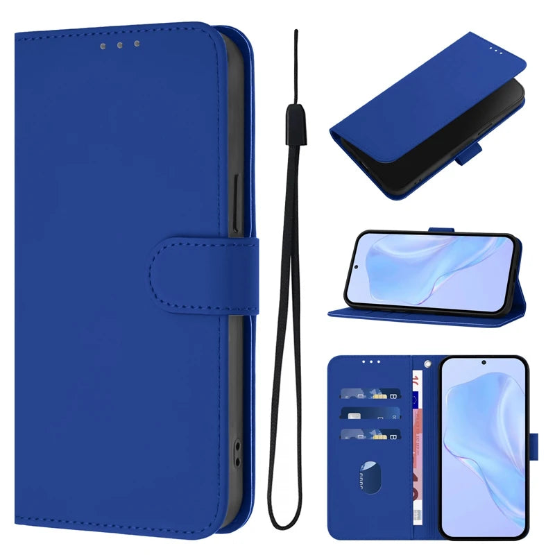 For Funda Tecno Camon 50 Pro 4G Case Candy Solid Color Flip Cover on for Tecno Camon 50 pro 4G CN5c Leather Phone Case Coque