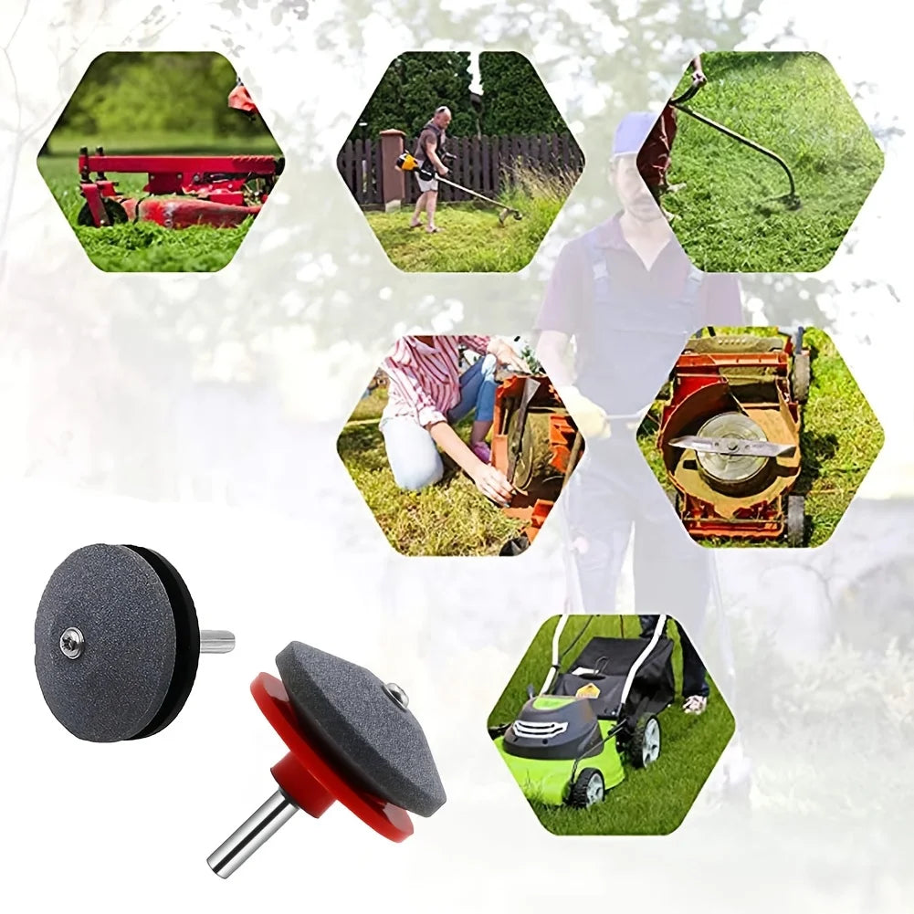 Sharpening Made Easy: Electric Lawn Mower Sharpener With Wear-Resistant Grinding Head And Whetstone Sander