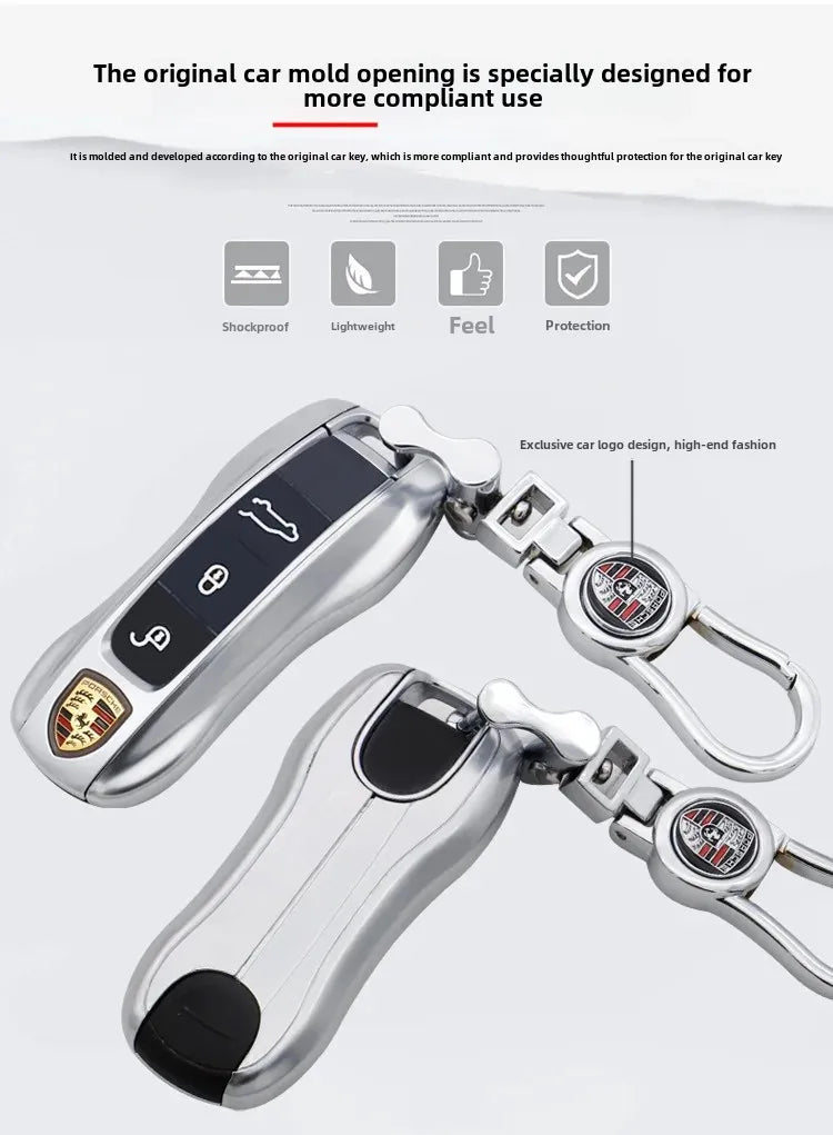 Porsche Cayenne Key Case 718 Parameira 911 Key Bag Left And Right Modification Auto Key Holder Chinese Mainland Origin