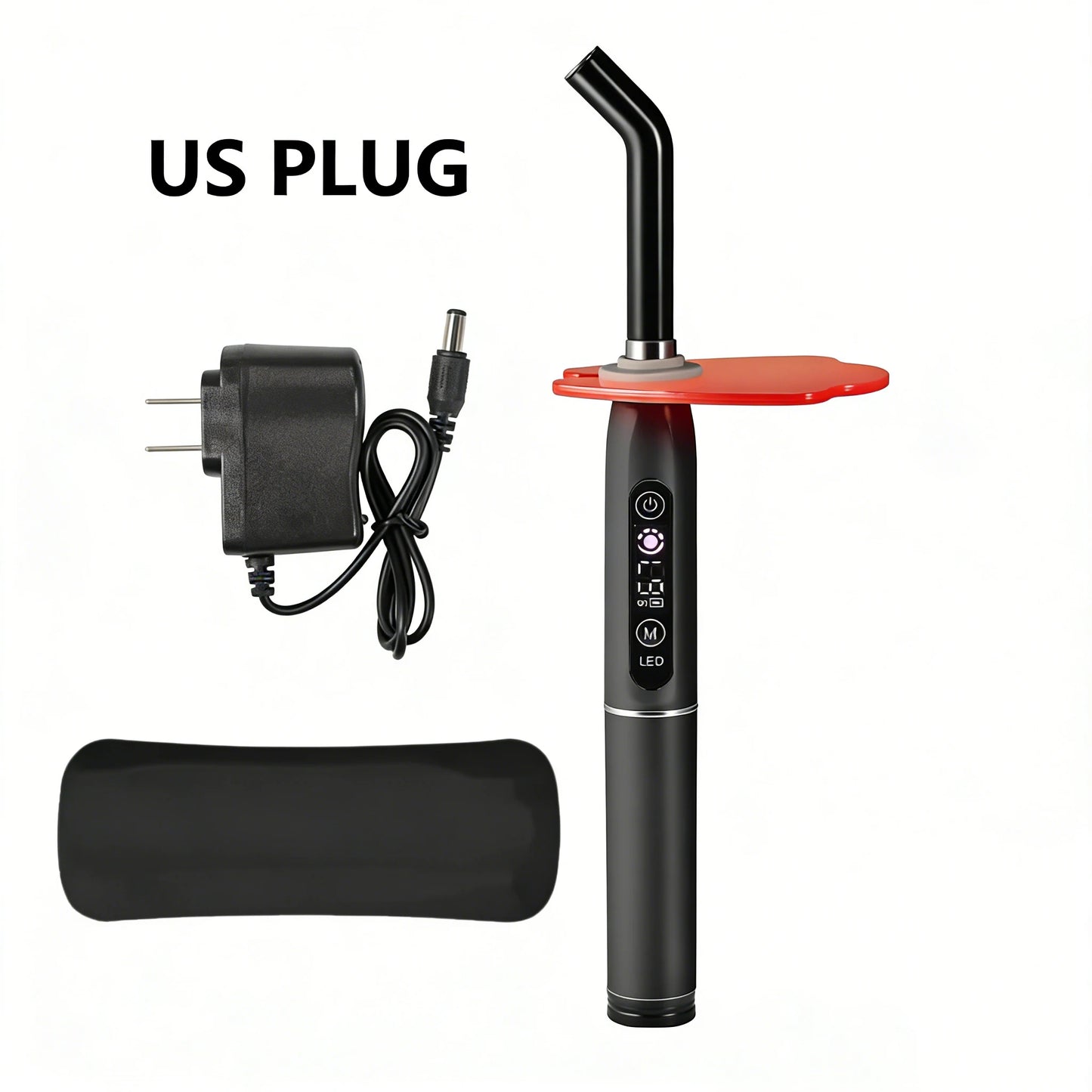 LED Cordless Curing Light Rechargeable Energy Efficient Curing Dental Resin Cure Machine  Lamp for Professional Dental Treatment