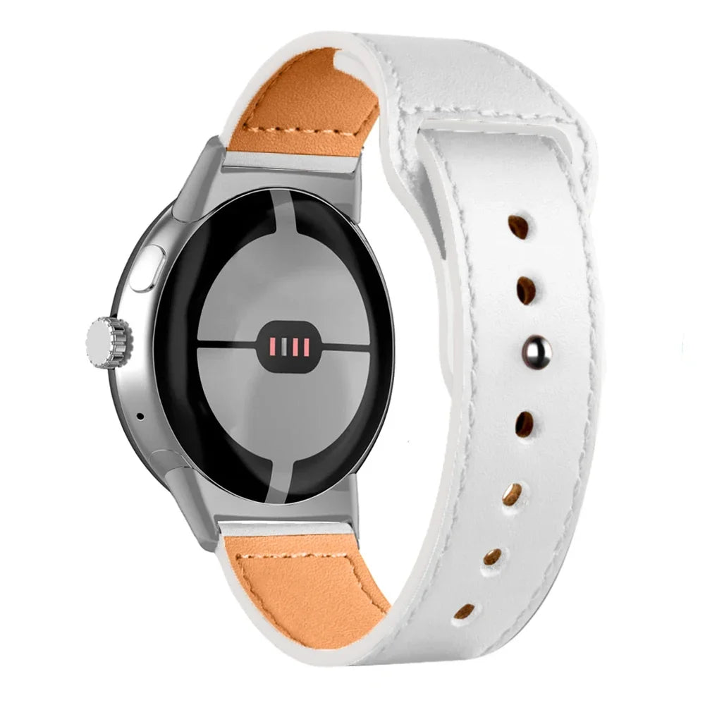 leather strap For Google Pixel Watch1/2/3 45mm stylish and lightweight For Google Pixel Watch 41mm strap