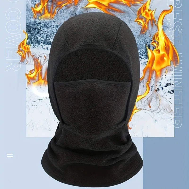 Ski mask windproof neck warm leggings winter warm face suitable for cold weather fleece