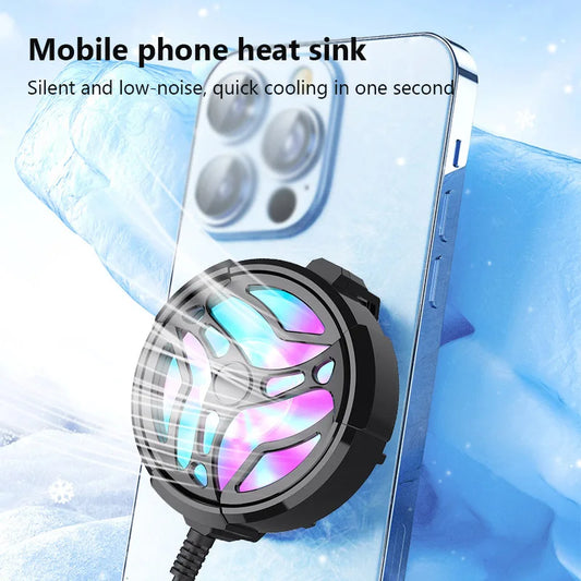 Smart Phone Cooling Fan Gaming Mobile Gamepad Cooler Fan Portable for Type-C USB Radiator for Redmi Samsung iPhone