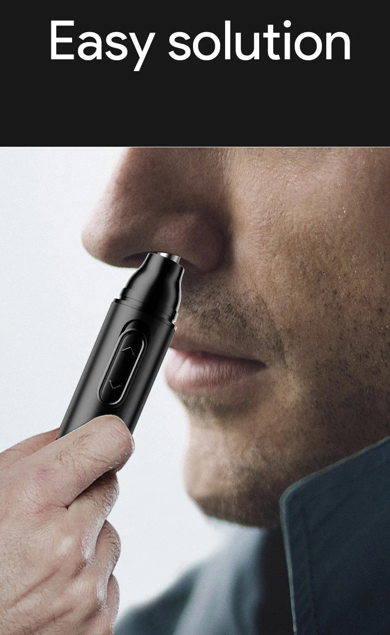 HOT Electric Nose Hair Trimmer Ear Hair Trimmer Eye-brow shaping Professional Safe Painless Portable For Business Trip And Home