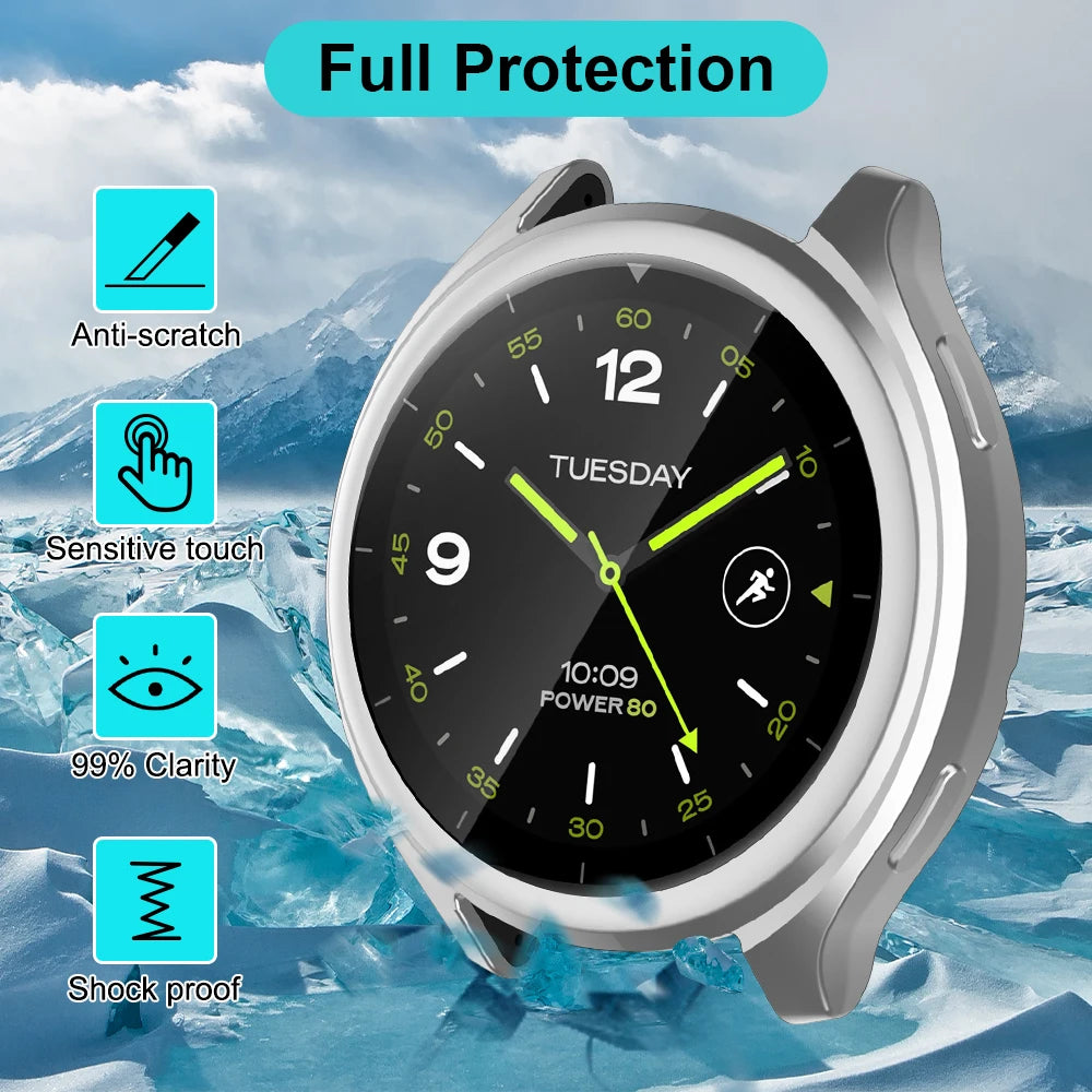 Case for Xiaomi Watch 2 Soft TPU Anti-Scratch Protector Shell All-around Bumper Protective Cover For Xiaomi Watch 2 Accessories