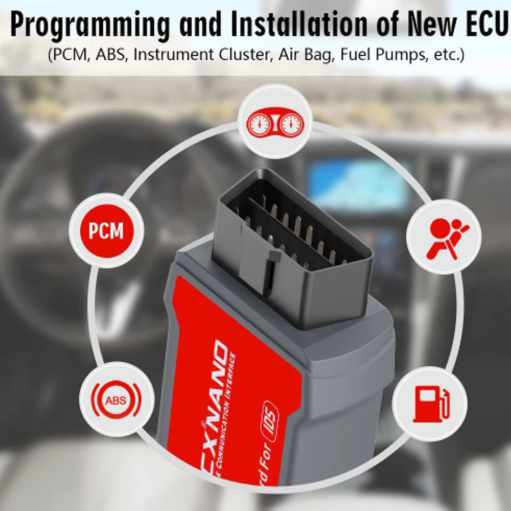 VXDIAG VCX NANO For Mazda/Ford 2 in 1 ECU Programming With IDS V125 Read VIN Clear Code TPM DPF ABS Injector Car Diagnostic Tool