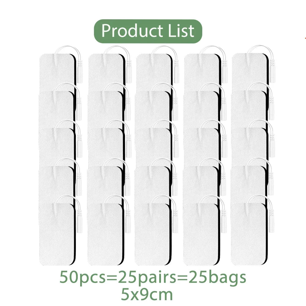 10/20/50PCS Tens Electrode Pads Gel For Acupuncture Physiotherapy Massager Patches Slimming Pulse EMS Muscle Stimulator Sticker