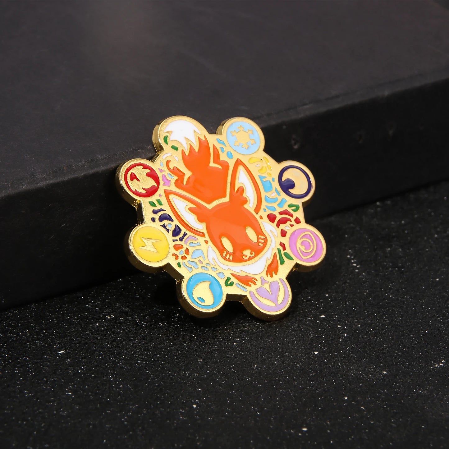 Animation Pokemon Brooch Monster Eevee Brooch Enamel Pin Badge Clothing Badge Decoration Jewelry Accessories Gifts