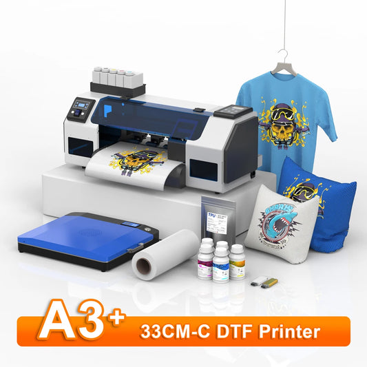 A3 XP600 DTF Impresora Directly Transfer Film Printer XP600 DTF T-shirt Printing Machine with White Ink Circulate DTF Printer A3