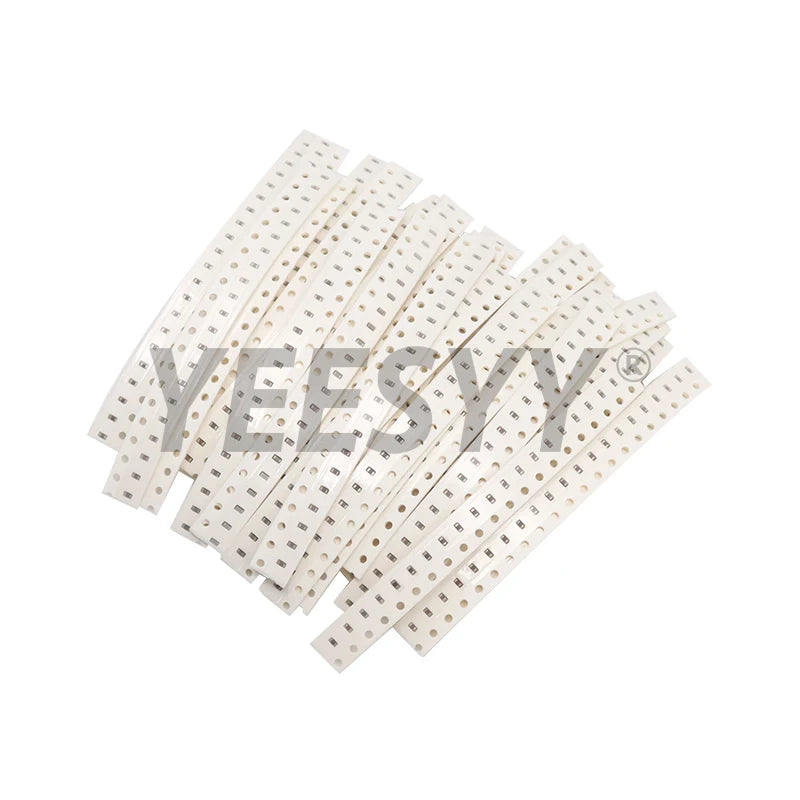 320PCS 720PCS 0603 0805 1206 SMD Capacitor Assorted Kit 16/36/50Values 1PF - 10UF Capacitance Set 100NF 0.1UF 1UF 2.2UF 4.7UF