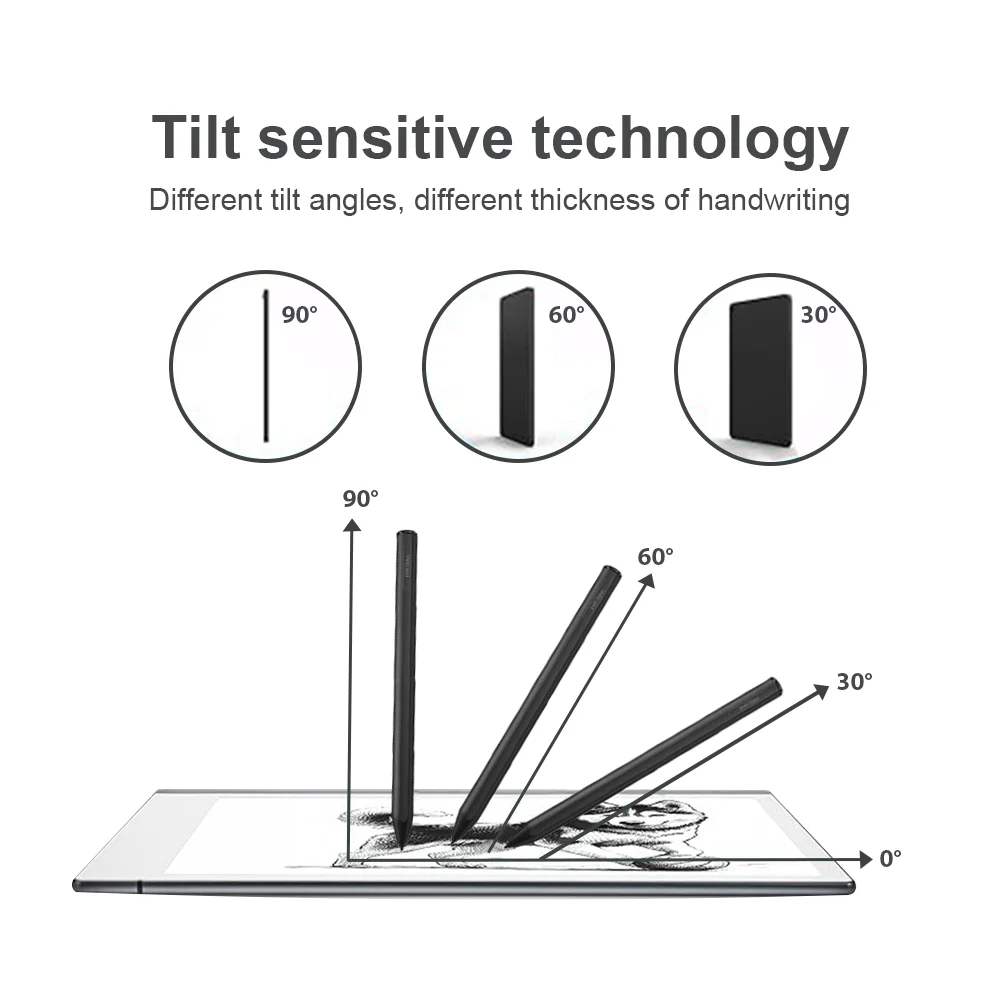 For reMarkable 2 Pen with 4096 Pressure Sensitivity Eraser Palm Rejection Tilt Sensing EMR Stylus Pen for reMarkable Accessories