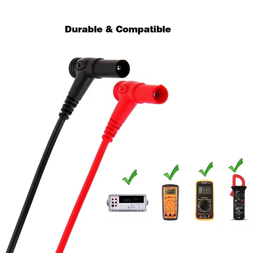1000V 20A 10A Universal Digital Multimeter Probe Test Leads Pen Tip For Multimeter Feelers Multimeter Wire Cable