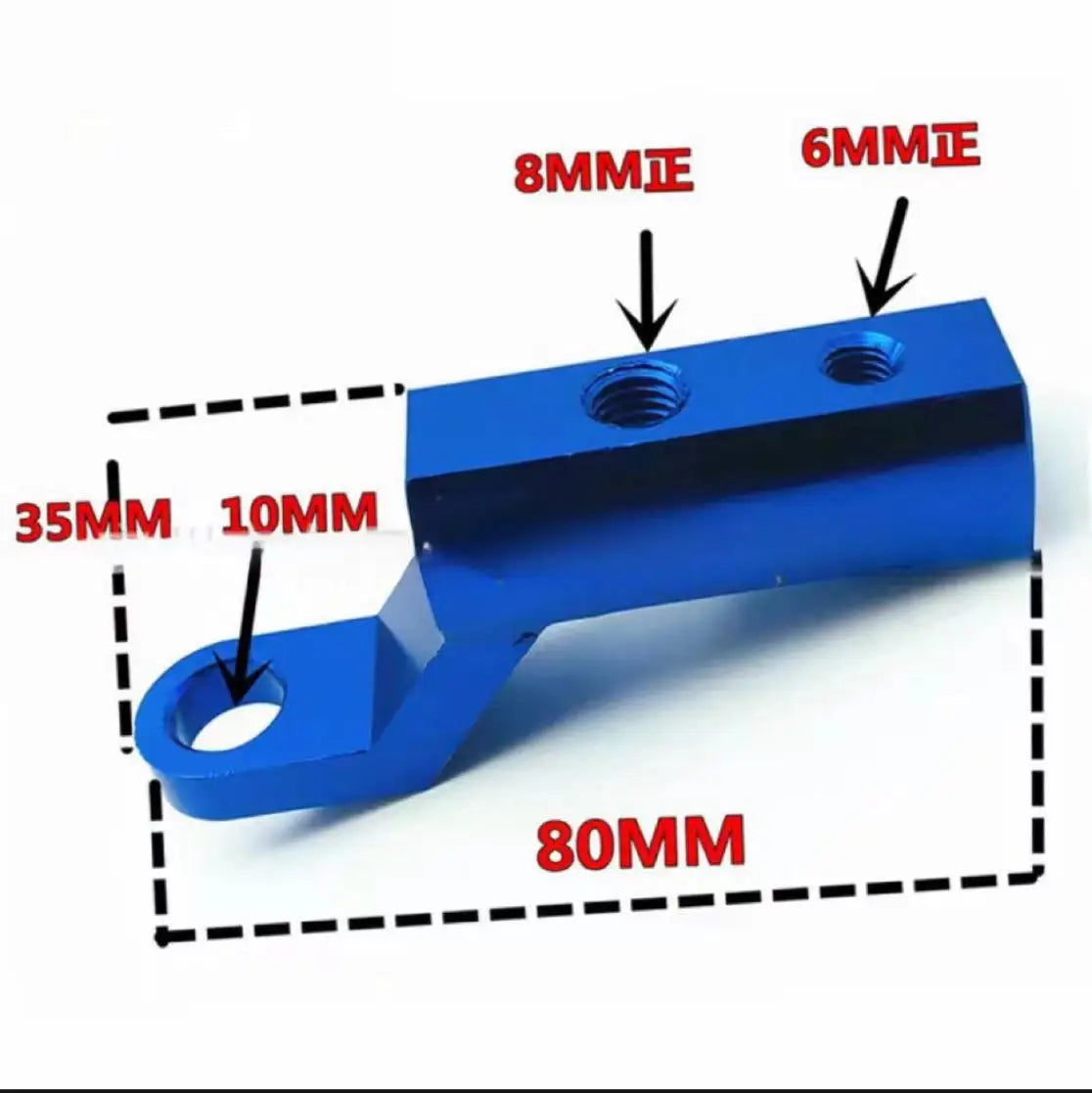 Aluminum Extender Bracket for Motorcycle Scooter ATV Rearview Mirror Mount Extension Bracket for Fixing Spotlight Phone Holder
