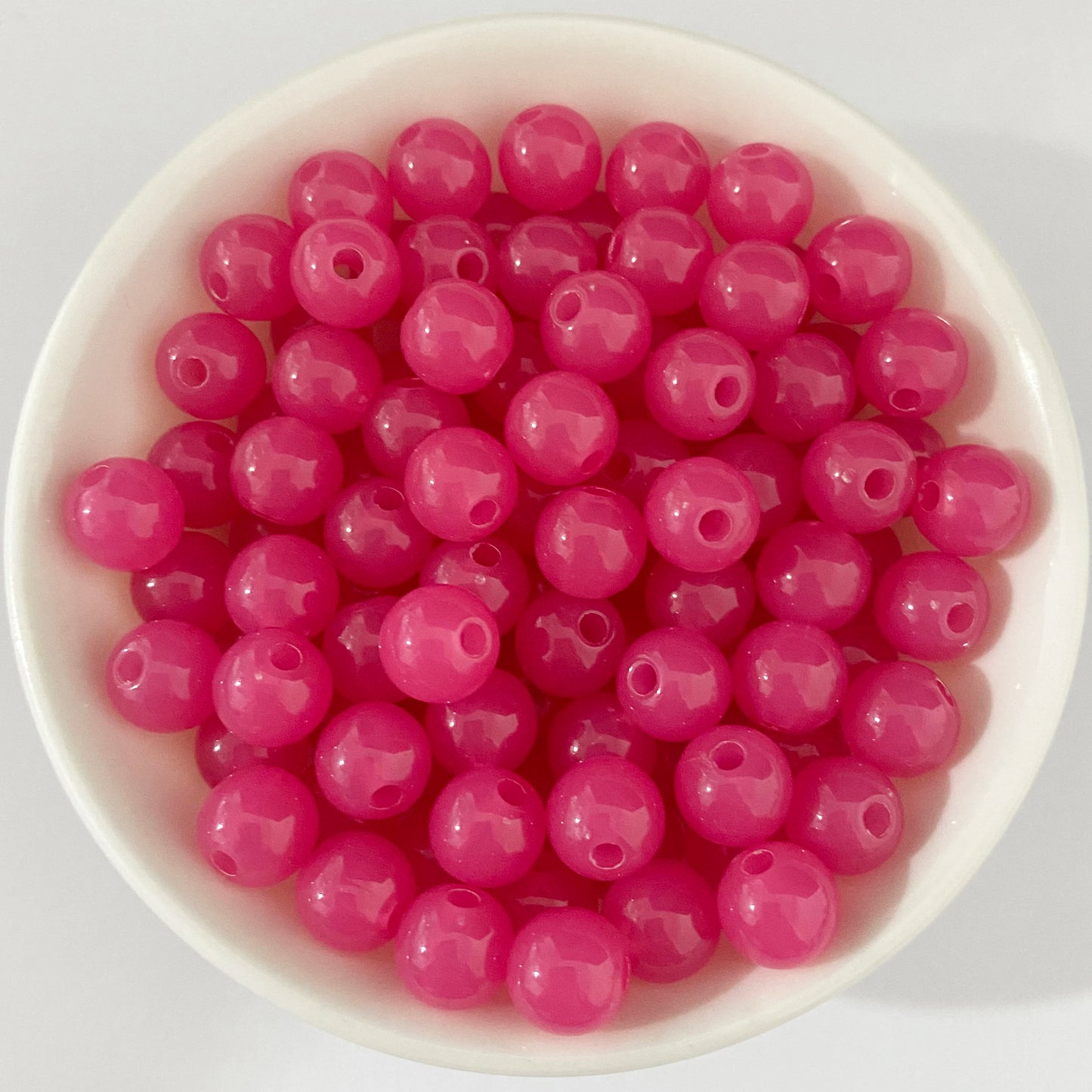 Clear Gumball Bubblegum Acrylic Round Ball Spacer Beads 6 8 10MM Pick Size For Jewelry Making