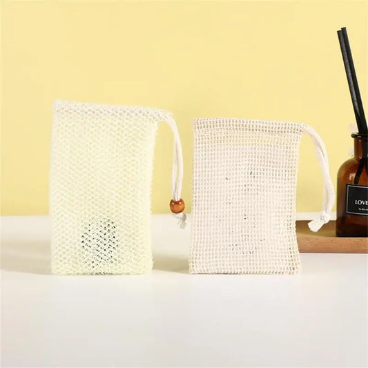 5-100PCS Shower Bath Sisal Soap Bag Natural Sisal Soap Bag Exfoliating Soap Saver Pouch Holder For Bath & Shower Use