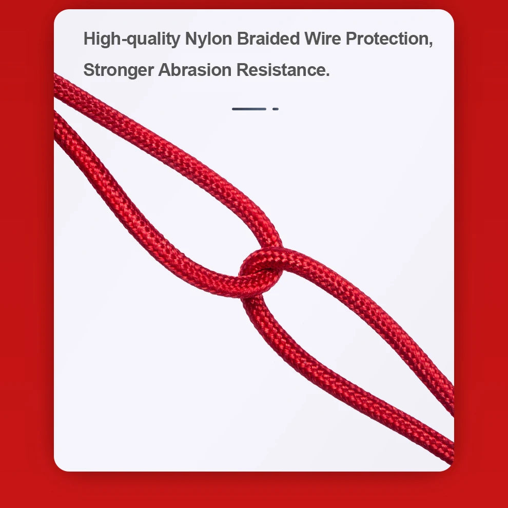 2.4A Braided One Drag Three USB-A For Apple Android Type-c/USB-C Fast Charging Cable 1.2m  3in1 Black Silver Red Blue Golden