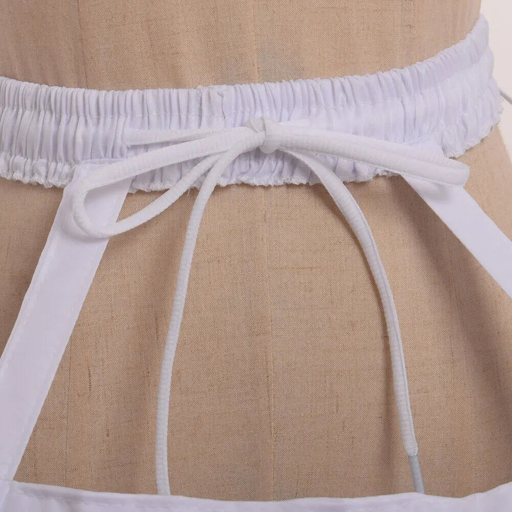 Girls 3 Hoops Crinoline Cage Bustle Petticoat Women Adjustable Pannier for dress