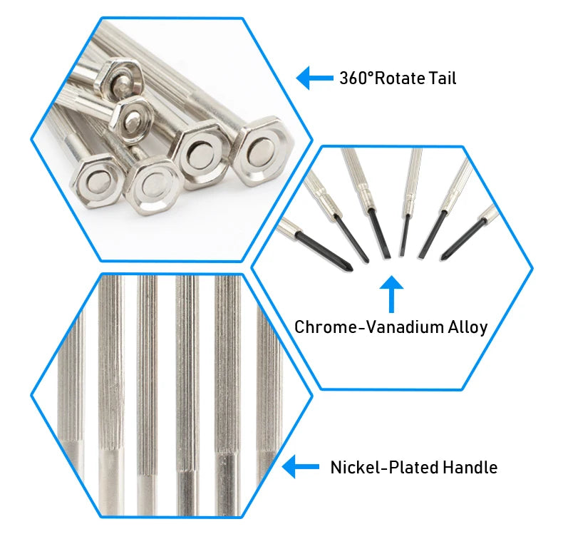 QUALITY 6Pcs/Set Micro Precision Screwdriver Set Mini Watchmakers Tools for Watch Jewelry Glasses Repairs Tool